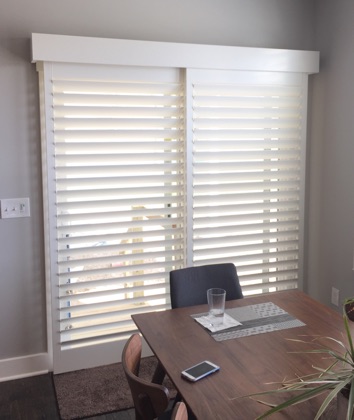 Sliding Glass Door Shutters In Cincinnati Sunburst Sliding Glass Door Shutters In