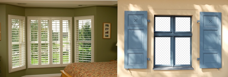 Cincinnati Ohio indoor and outdoor shutters