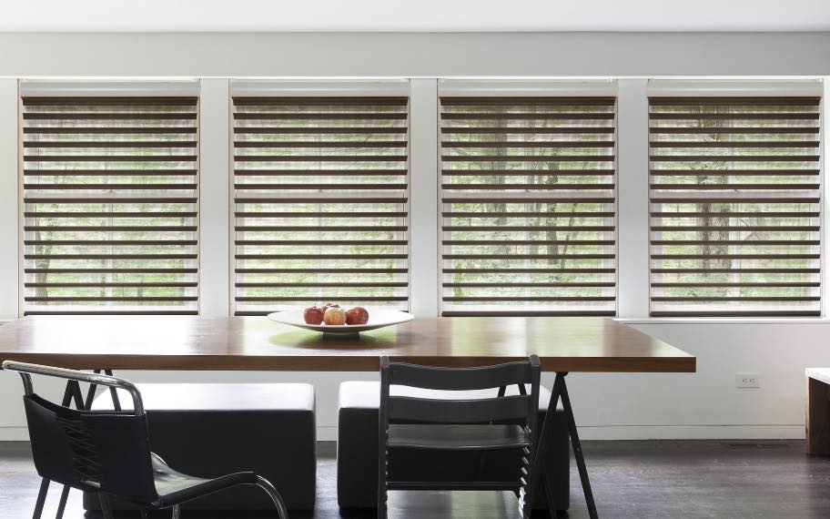 Shutters in a kitchen in Cincinnati