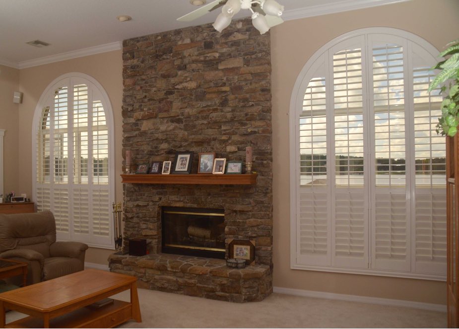 Arched Shutters In Cincinnati Sunburst Shutters Cincinnati