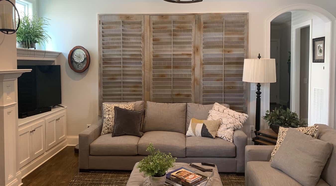 Reclaimed wood shutters in Cincinnati