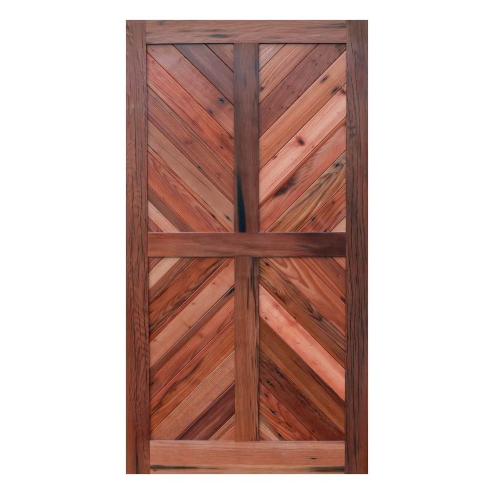 Mountain Chevron Barn Door